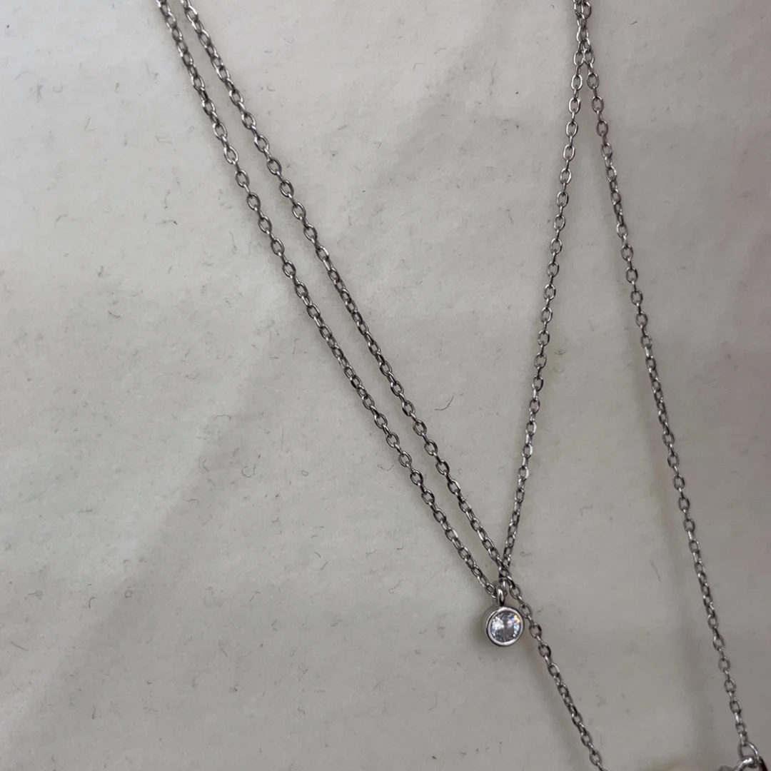 套链银S925镶嵌海水珍珠