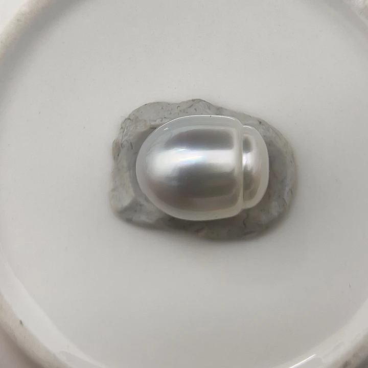 颈饰未镶嵌海水珍珠12.7 澳白 古巴链