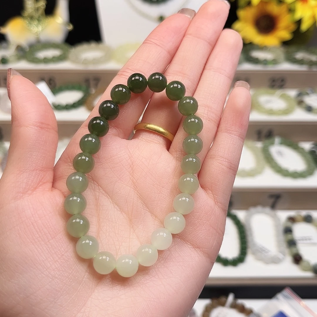 泰***调和田玉未镶嵌手链