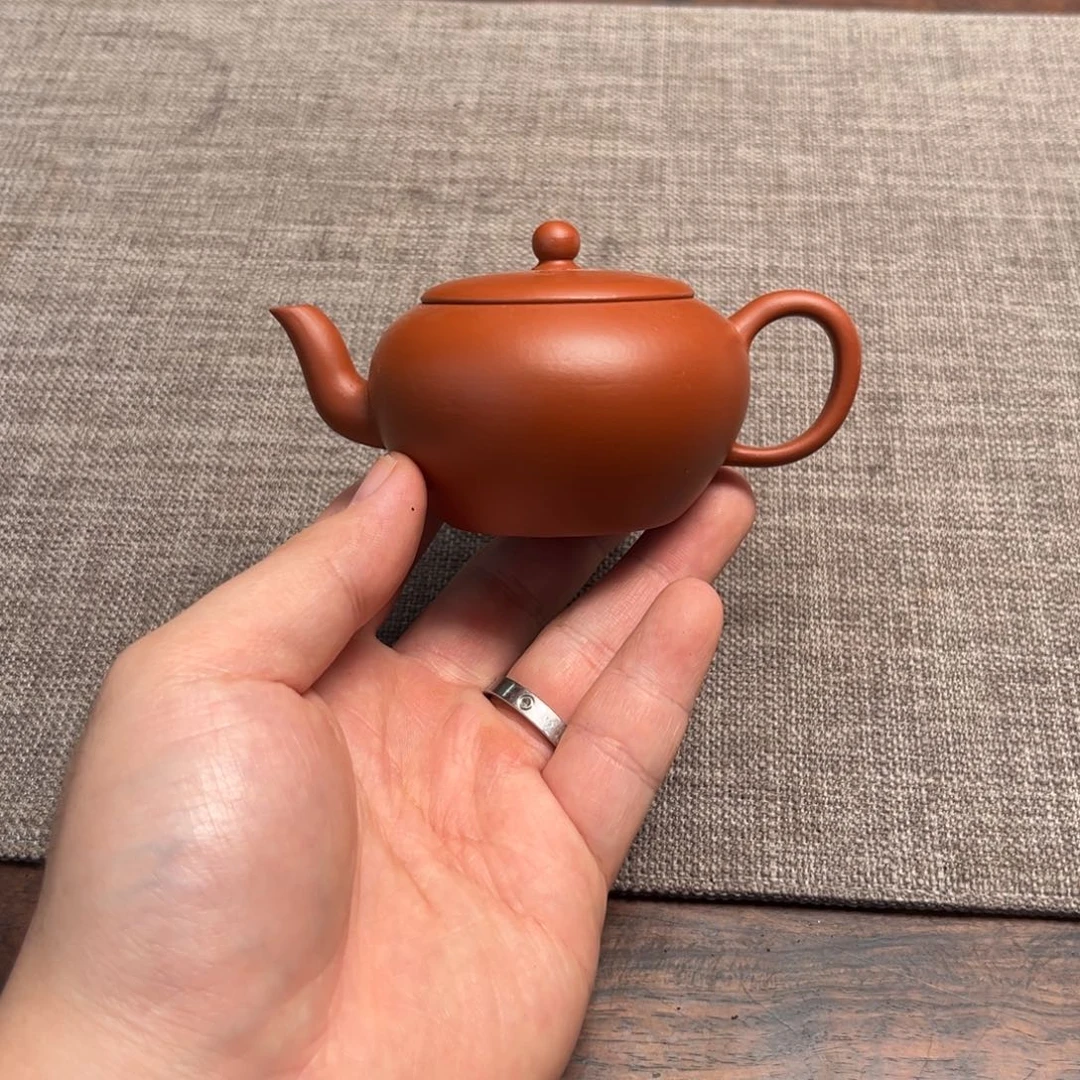 紫砂茶壶90年代台定朱泥
