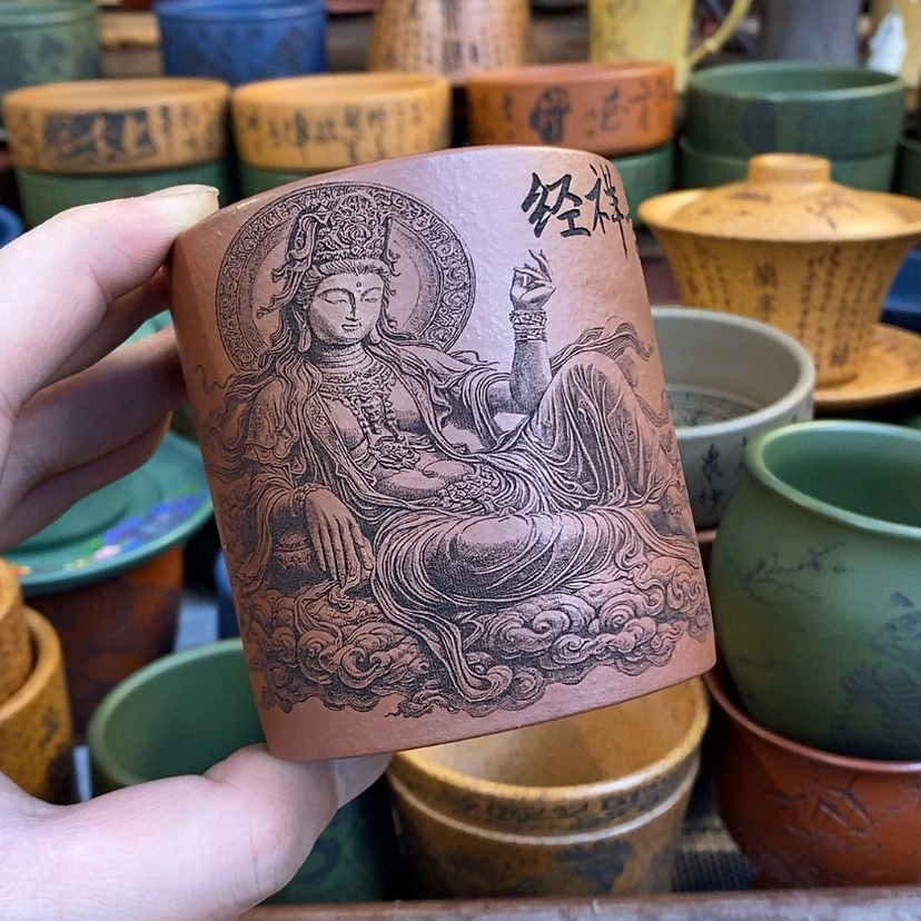 【闪购商品】紫砂杯子宜兴全手工紫砂杯