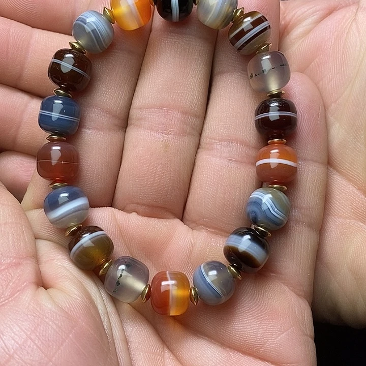 玛瑙/玉髓手链未镶嵌牛**1