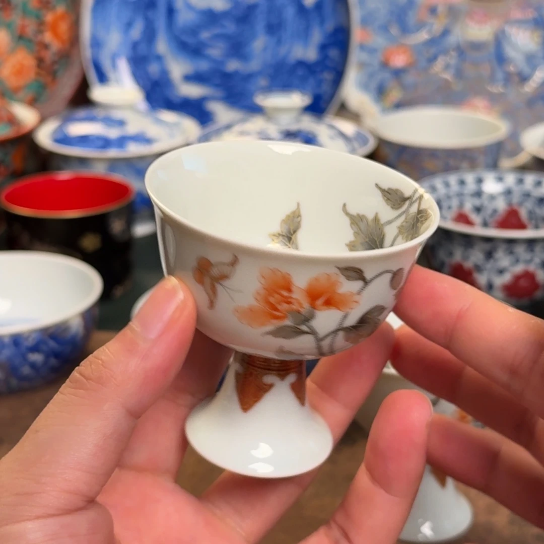 纯手工手绘陶瓷茶具