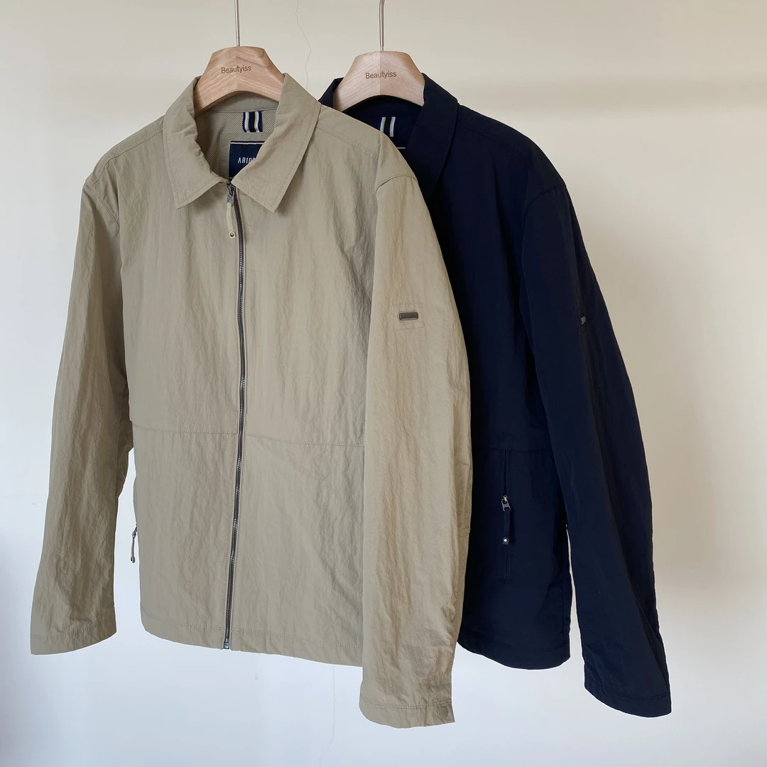 2025飞秒新品男士户外长袖时尚休闲简约潮流夹克外套