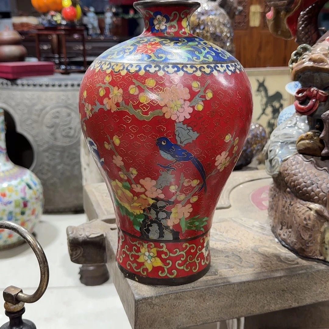 景泰蓝花瓶超级福利