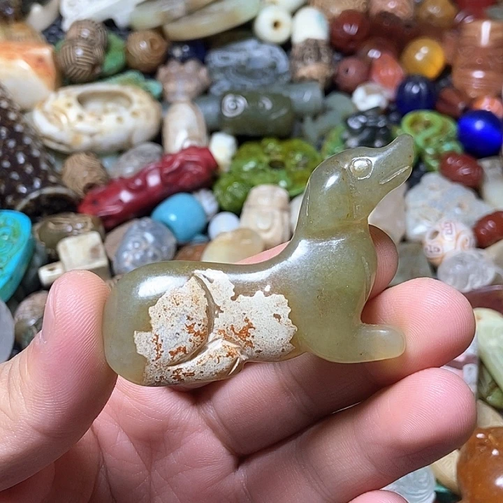 和田玉未镶嵌颈饰115