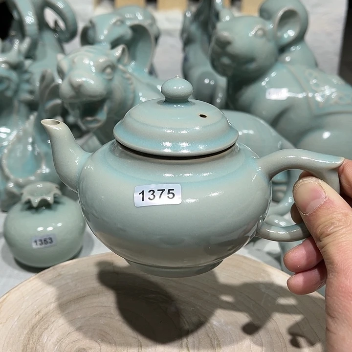 杯开窑大吉原矿汝瓷1375