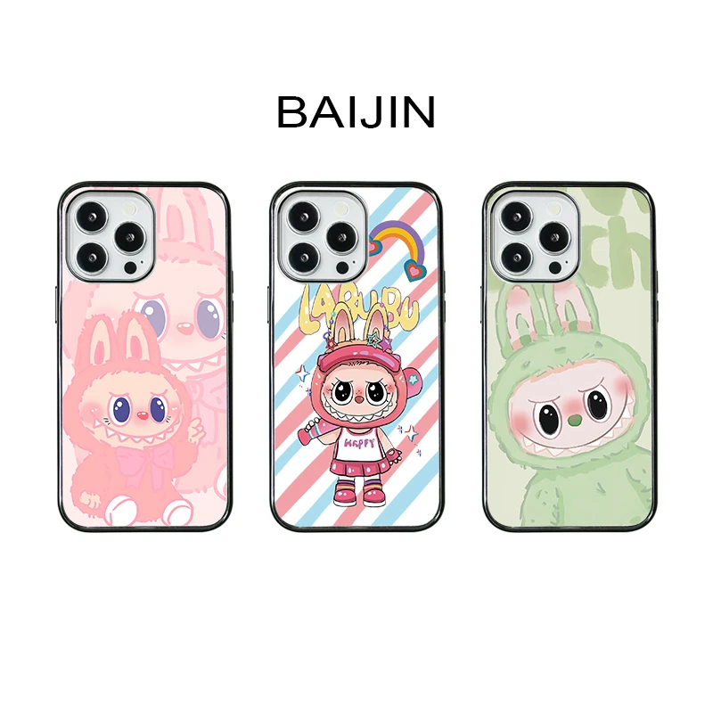 白瑾原创可爱布布超薄亚克力适用iPhone16promax苹果15PRO手机壳