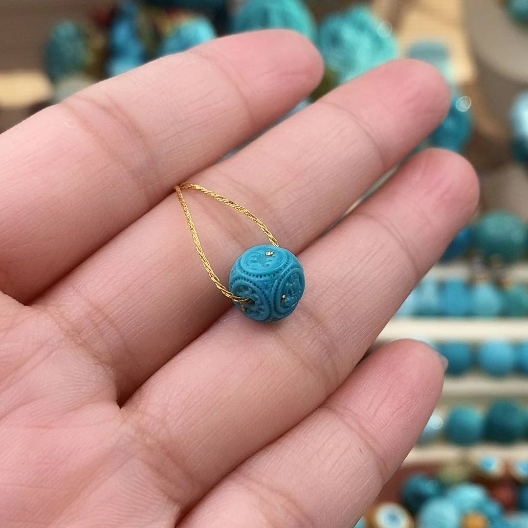 绿松石珠宝奇石未镶嵌o***О