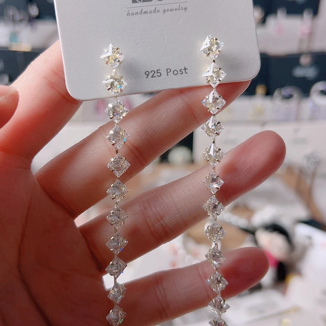 琉璃纯铜合金耳环的