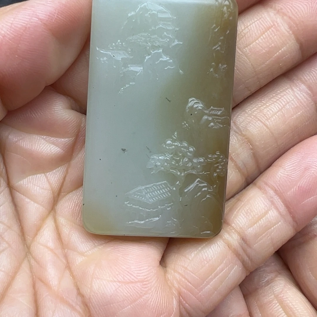 和田玉（糖玉）未镶嵌吊坠(不含链)