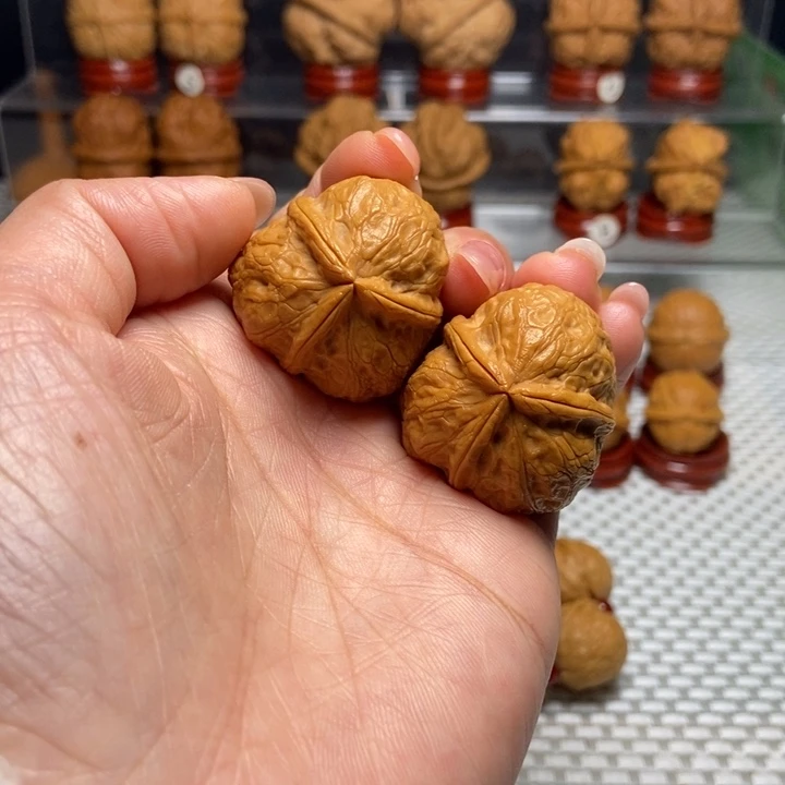 把件文玩核桃25小粽子三棱