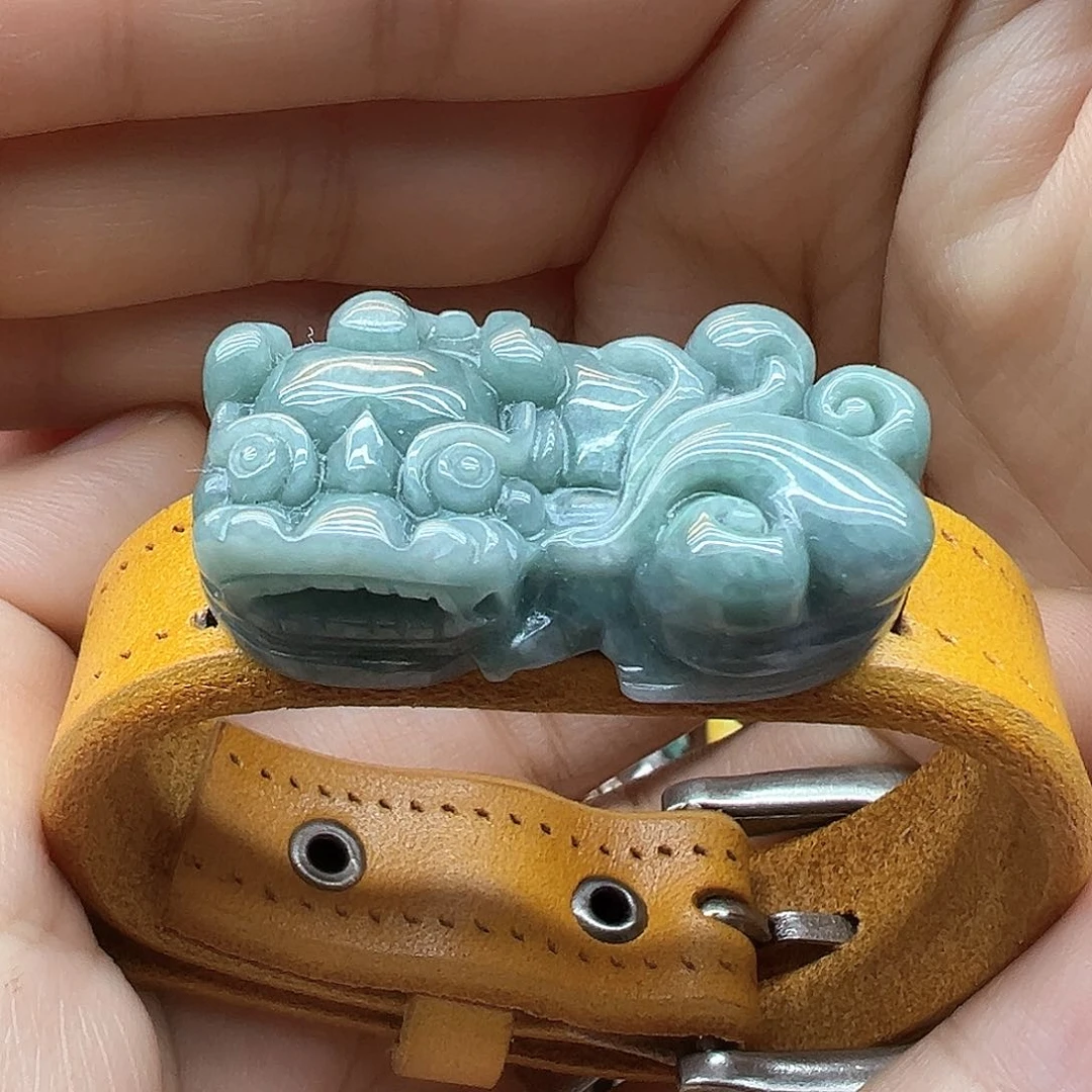 翡翠戒指未镶嵌炸