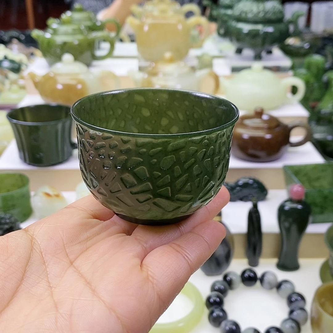 和田玉杯子未镶嵌选****力