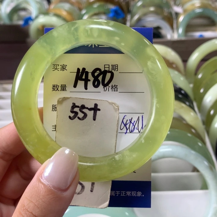 未镶嵌蛇纹石玉手镯1480
