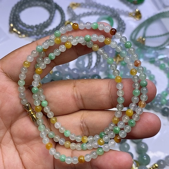 定制翡翠未镶嵌毛然需要抛光，请慎拍