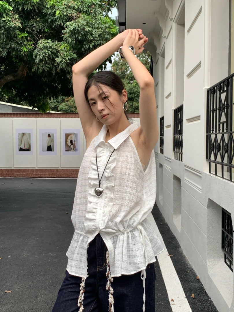 【孤品NO退NO换洗】想好再下单 否则拉黑 ！莱赛尔背心 P159