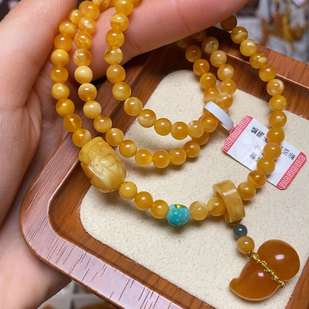 【闪购商品】手链蜜蜡未镶嵌手串