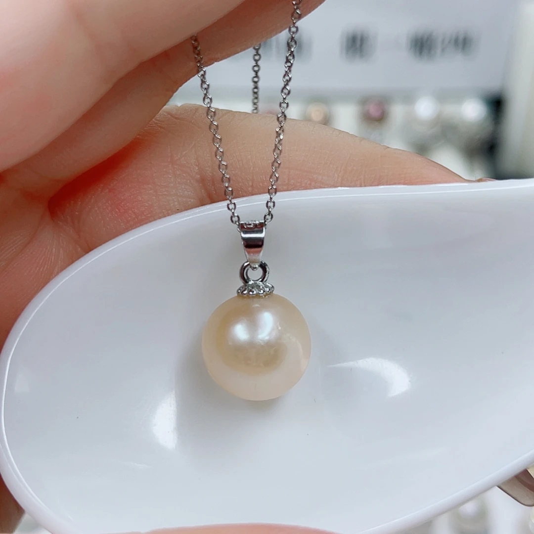 淡水珍珠合金吊坠(赠链)12