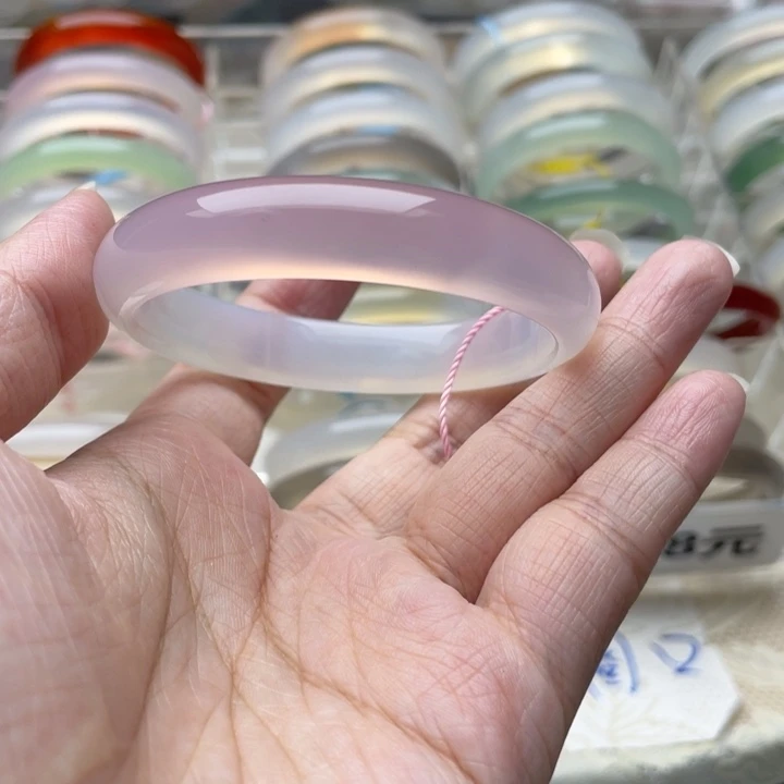 玛瑙/玉髓未镶嵌手镯53圈口
