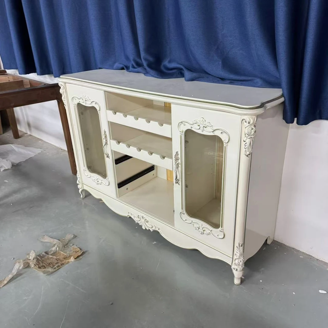 餐边柜边柜矮酒柜尺寸：1.3*0.45*0.9