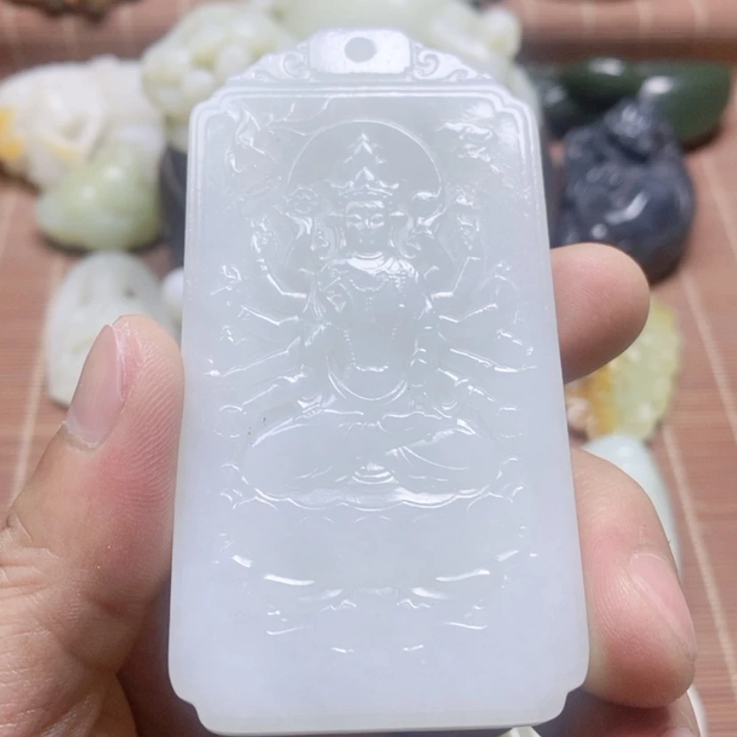 【闪购商品】和田玉未镶嵌挂件玉**好