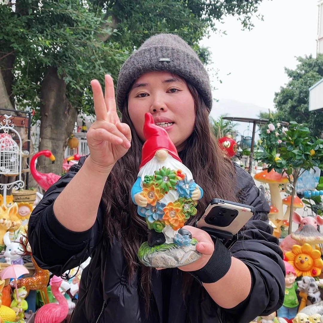 【闪购商品】无铅玻璃花园摆件&000&