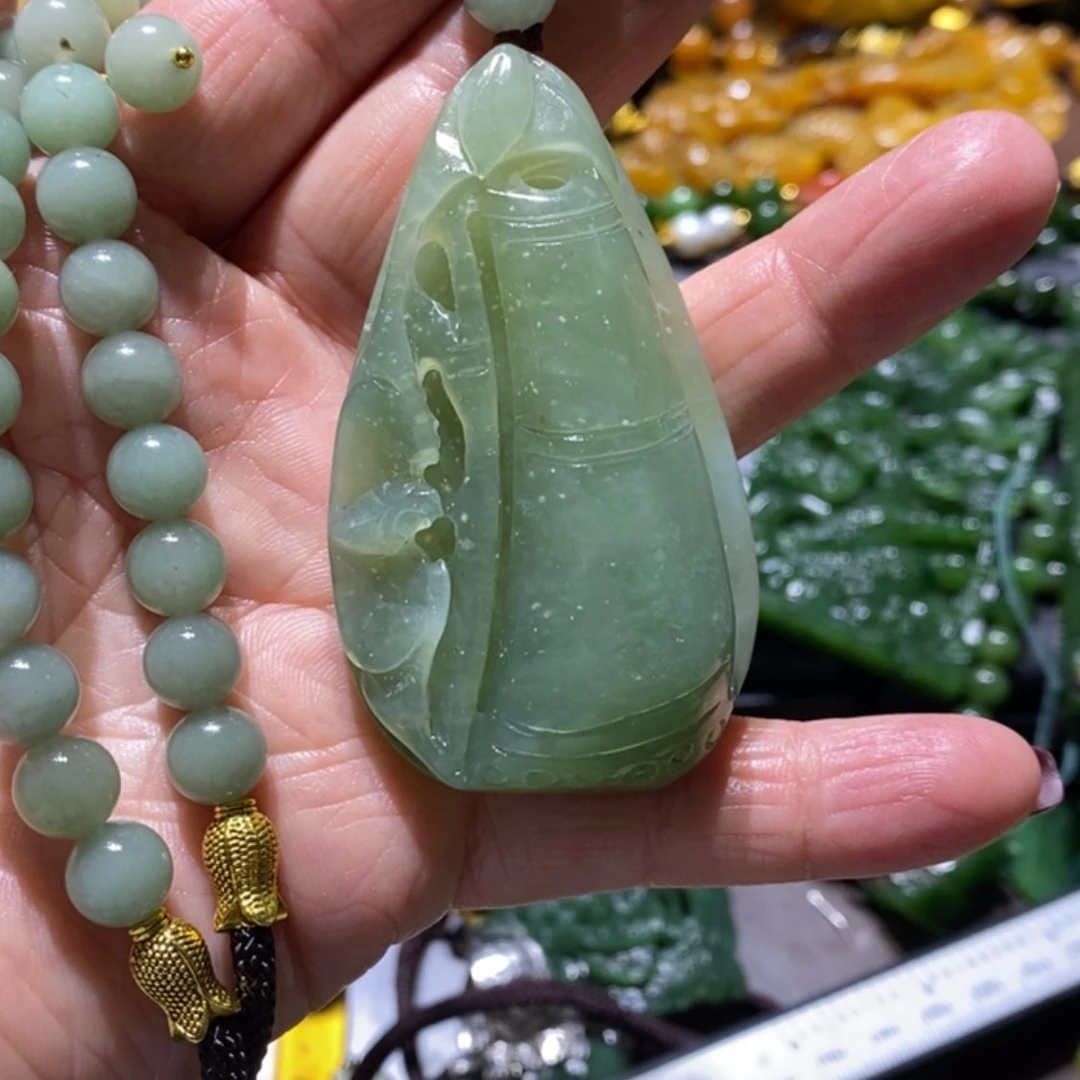 【闪购商品】岫玉毛衣链未镶嵌