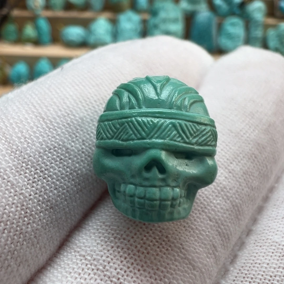 绿松石未镶嵌配饰12*13.3