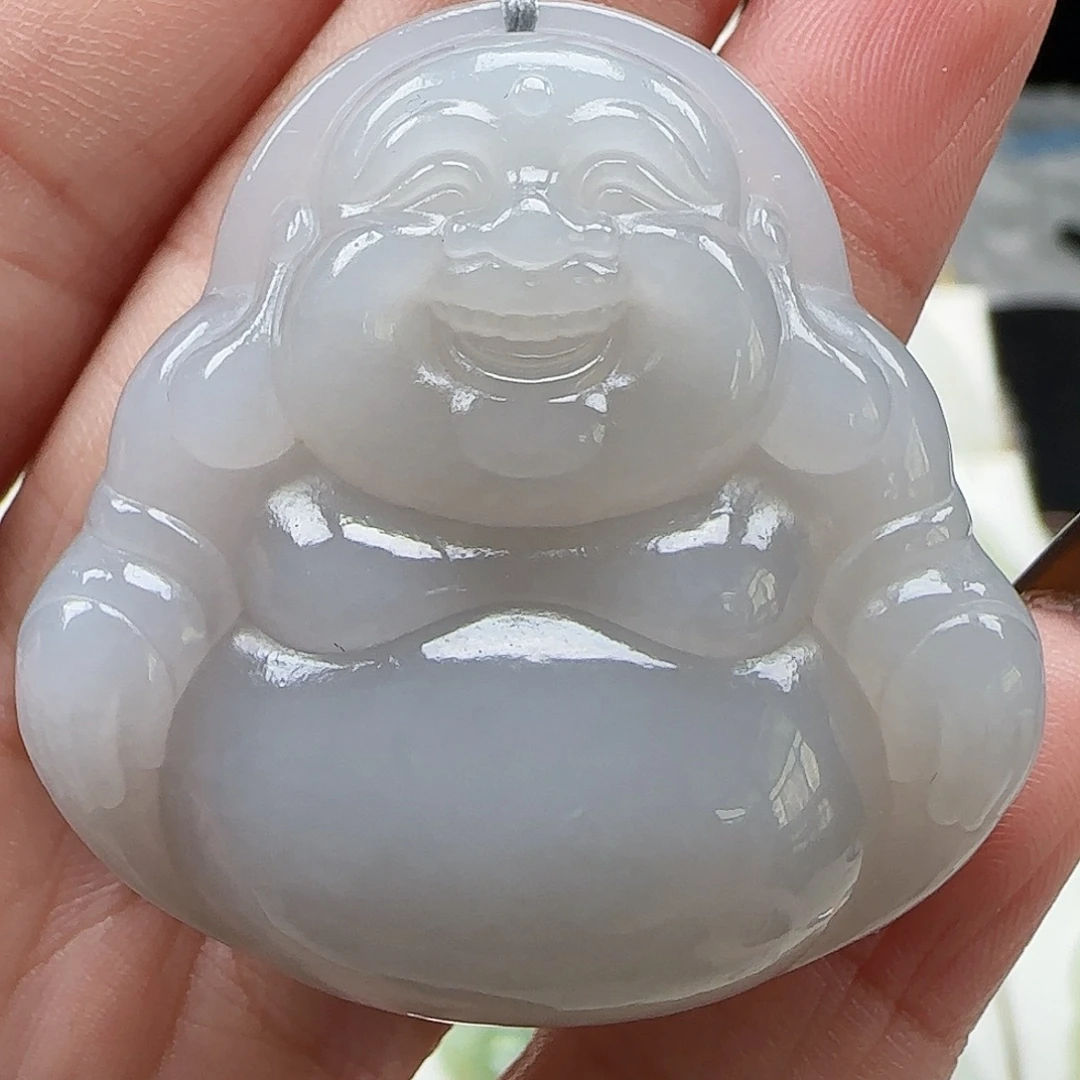 和田玉未镶嵌吊坠(赠链)