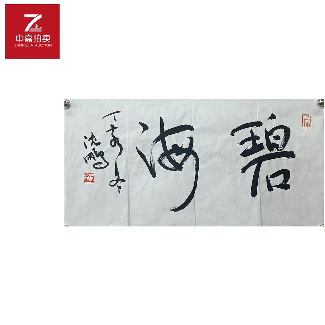沈鹏书法软片碧海69x35