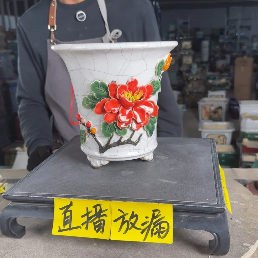 一风堂石湾花盆。
