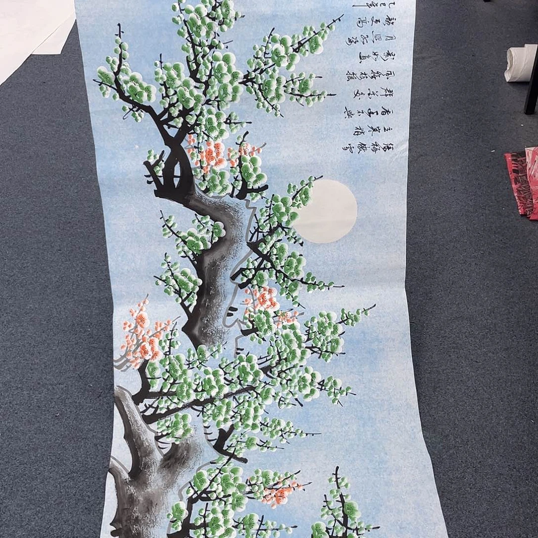 国画纯手绘国画宣纸
