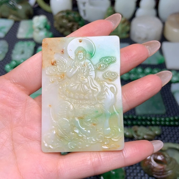 未镶嵌挂件翡翠清