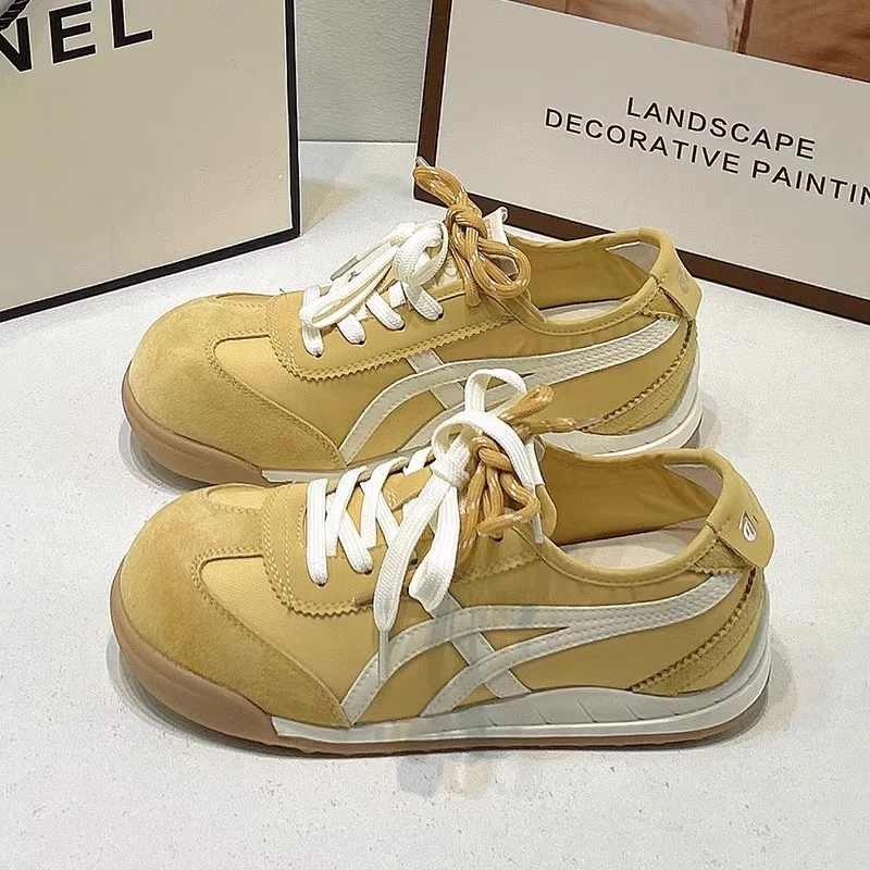 小众超火阿甘鞋女时尚平底2025春夏季新款轻便软底休闲运动德训鞋