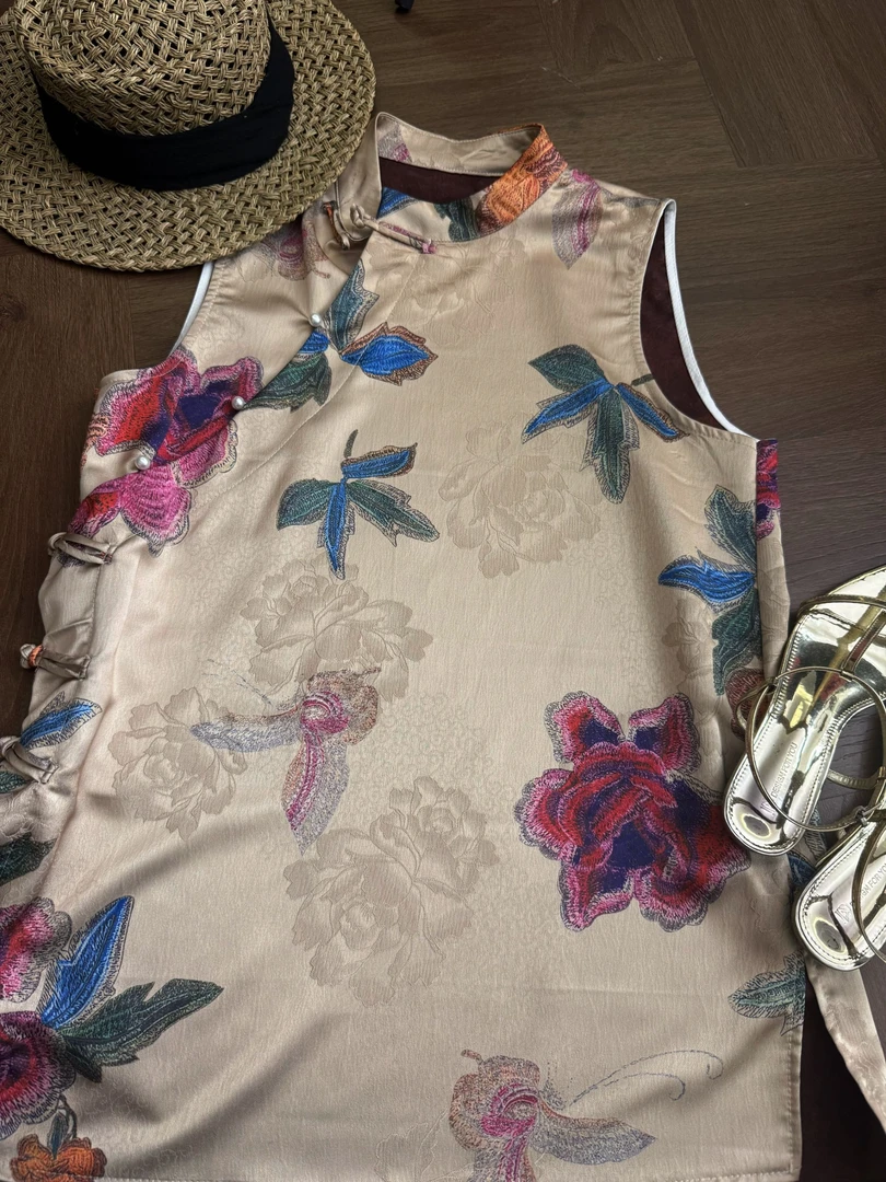 【Y&YI JIN】设计师款新中式马夹