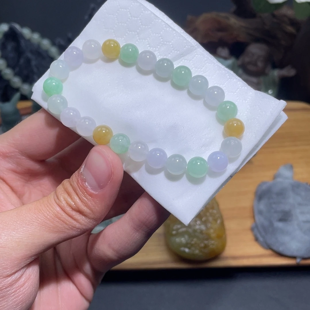 定制翡翠未镶嵌手串