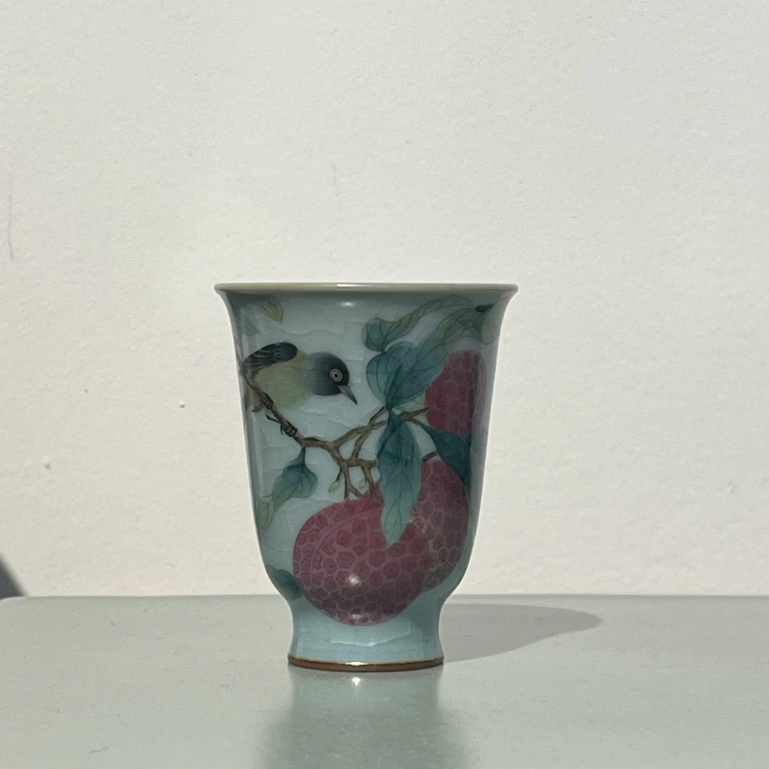 饮古观青丨山鸟荔枝图丨大乐优选