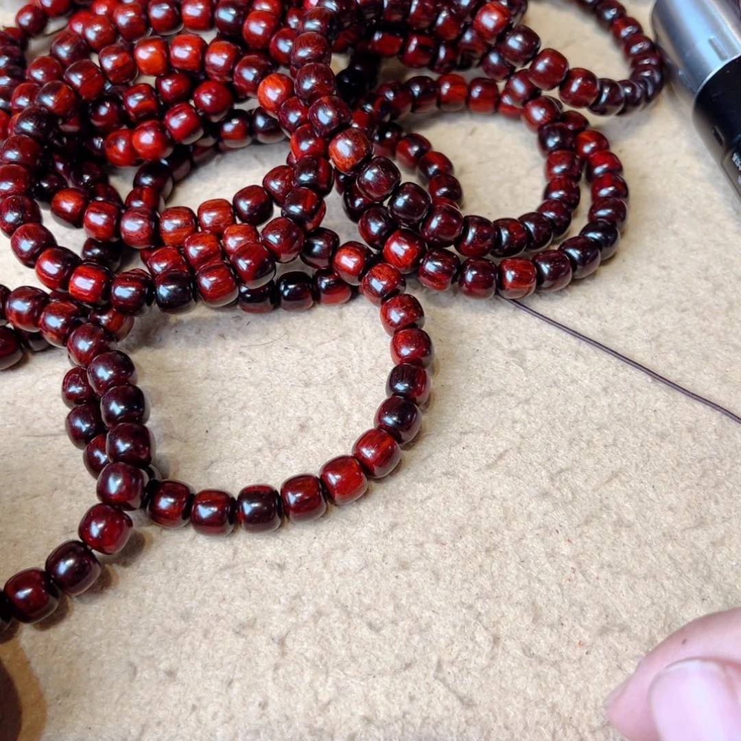 小叶紫檀手串/手链89琴料老型金星