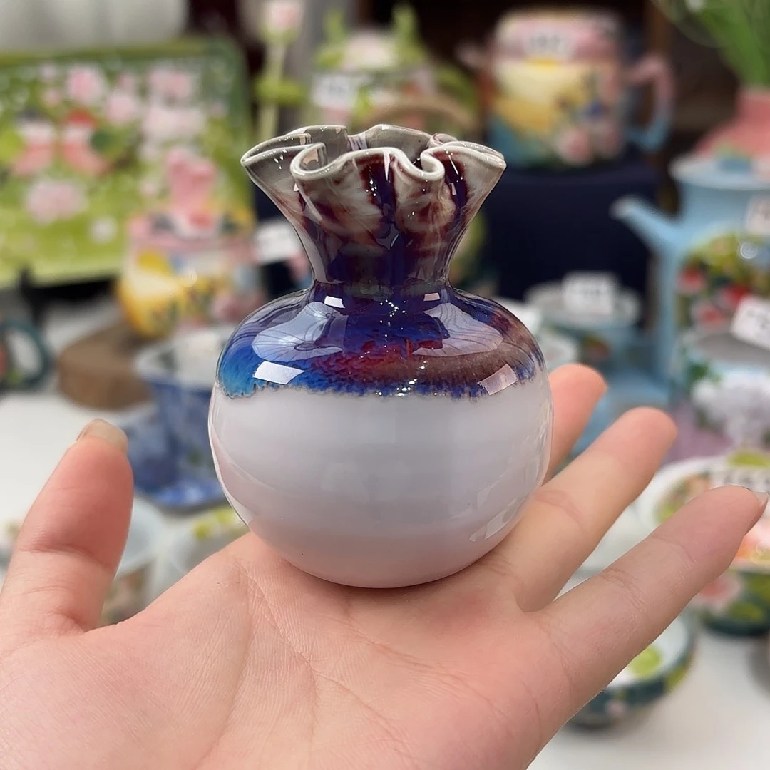 景德镇手绘高温釉下彩陶瓷茶具