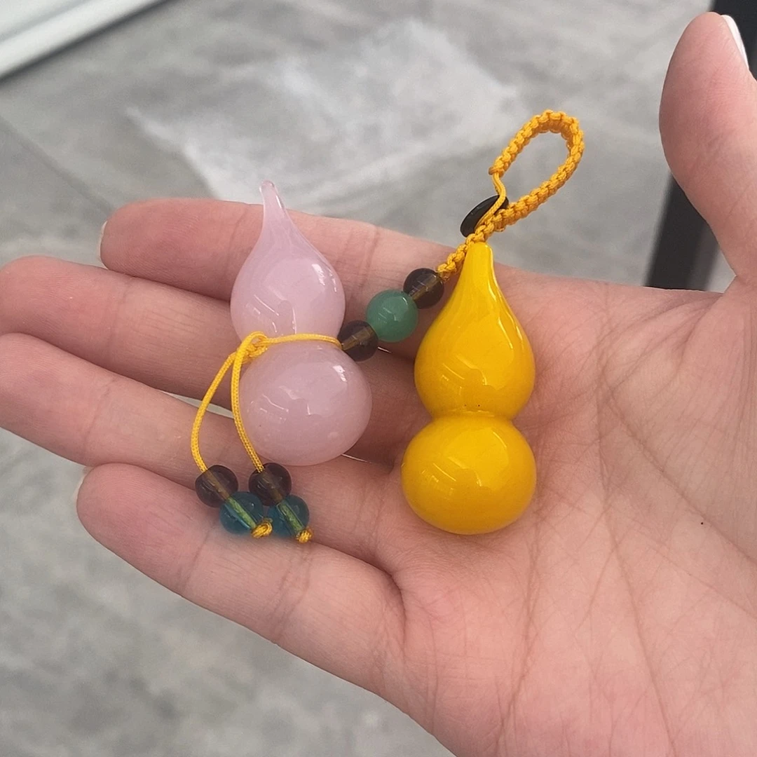 琉璃手工艺品糊*钥匙挂件