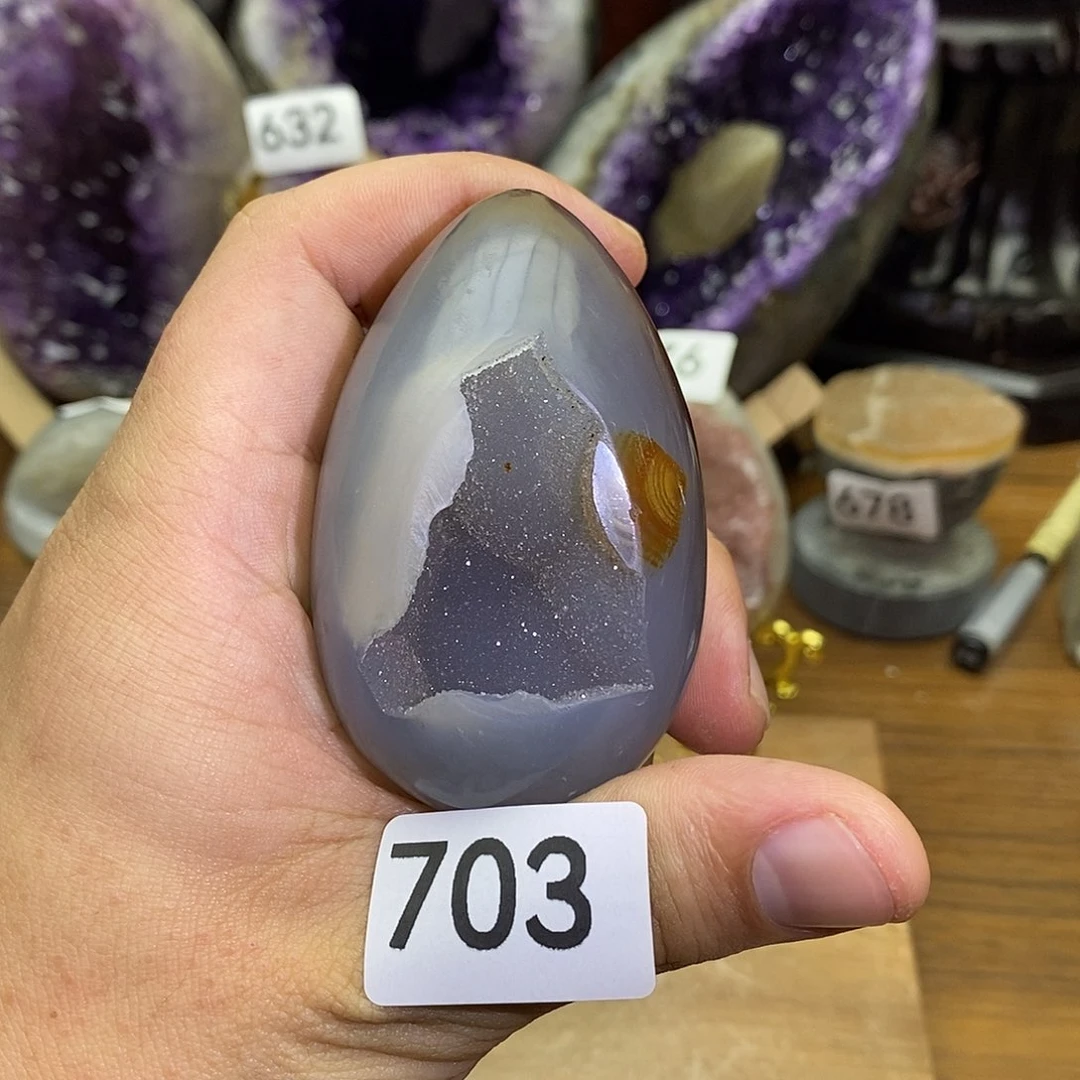 紫晶摆件未镶嵌全抛软糖