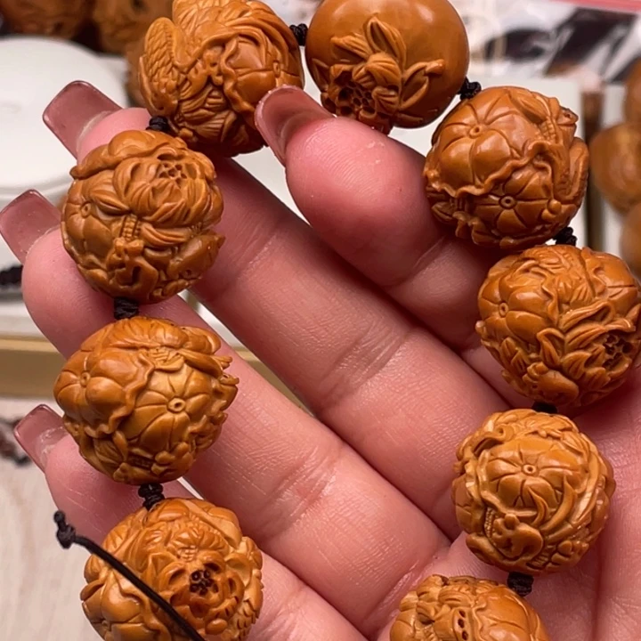 瑞***好橄榄核吊坠橄榄核