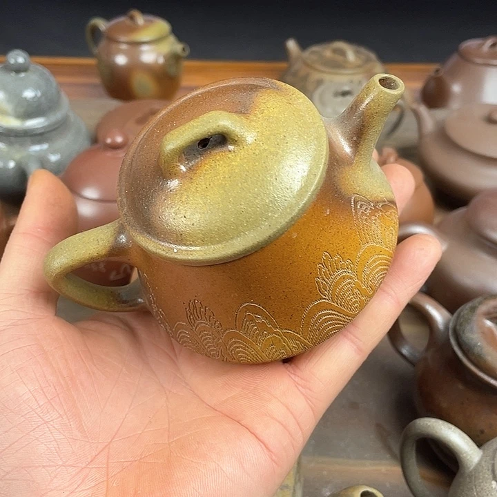 紫砂茶壶处理一把