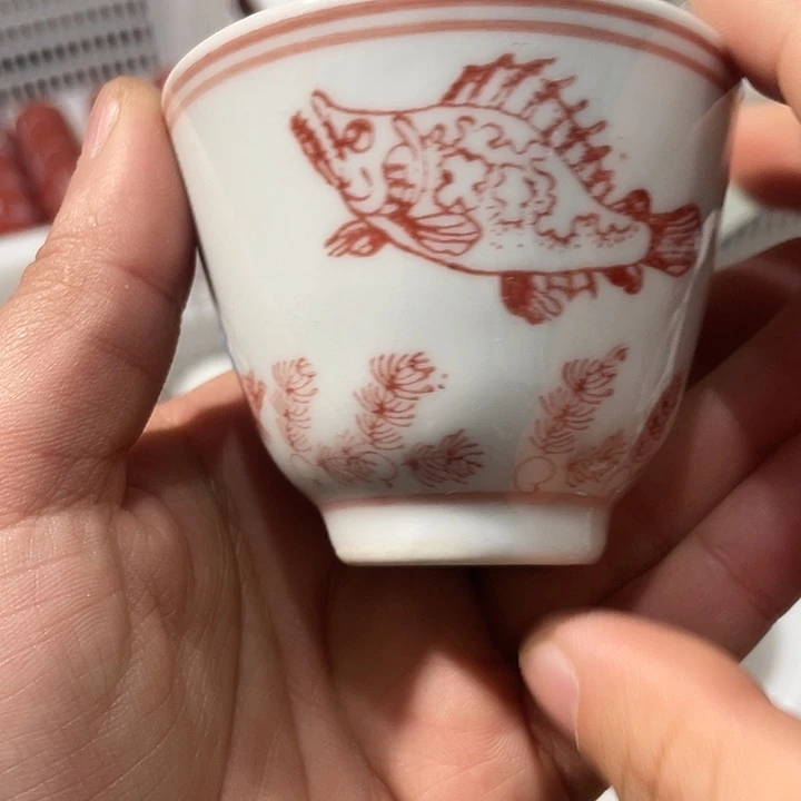 摆件陶景德镇陶瓷主人杯2333