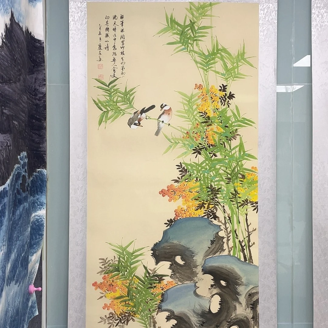 国画作品小姐姐放漏…