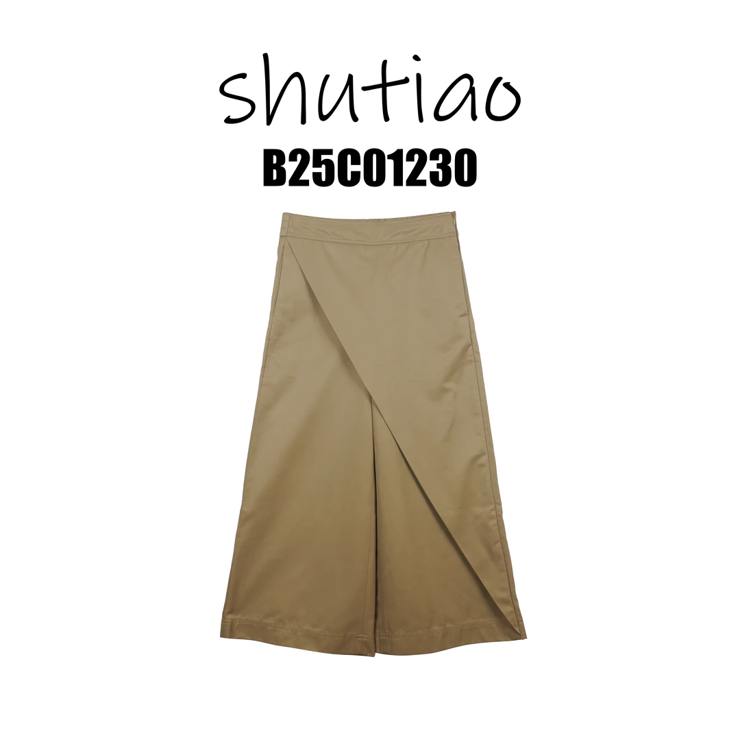 【SHUTIAO】2025夏季:新款小众设计款裤子B25C01230