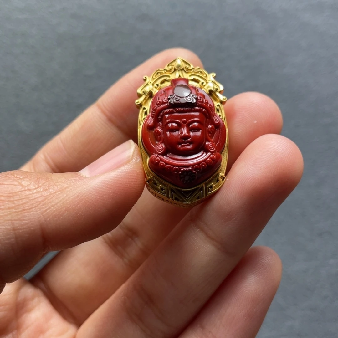 南红玛瑙配饰未镶嵌宝相