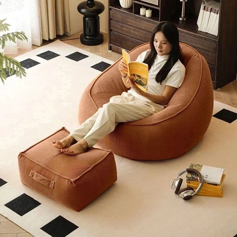 单人沙发可躺可睡家用小户型客厅卧室懒人沙发榻榻米豆袋网红休闲