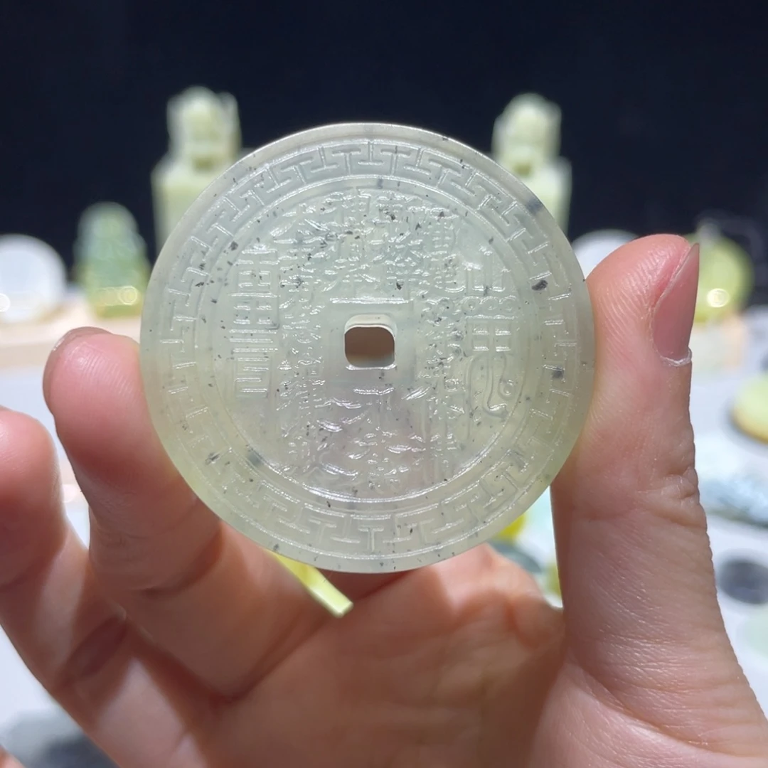 岫玉未镶嵌颈饰颈饰6